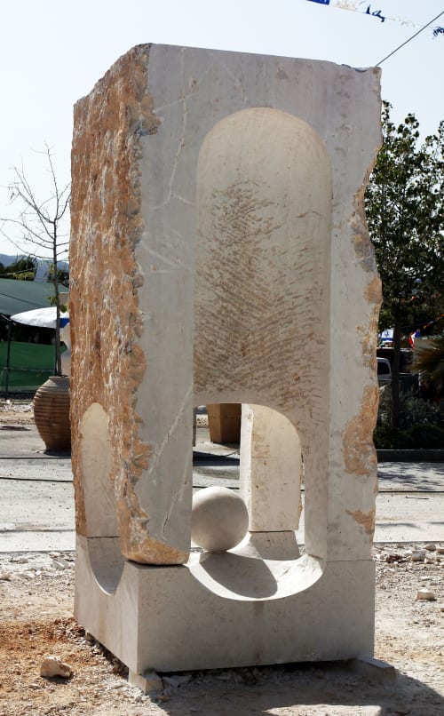 That future is hiding in the past harmony | Public Sculptures by Rafail Georgiev - Raffò | Ma'alot-Tarshiha in Ma'alot-Tarshiha