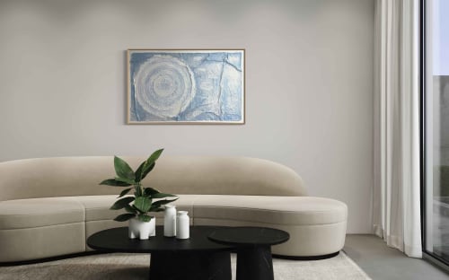 Circles C3048 B | Mixed Media by Michael Denny Art, LLC