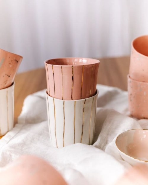 MARSHMALLOW / LILAC / VANILLA cups | Cups by SIND STUDIO | The Wholesome Living Store in Willaston