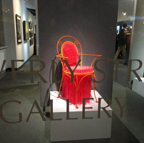 Art chair: OP Primp chair | Sculptures by Joel D'Orazio | Waverly Street Gallery in Bethesda