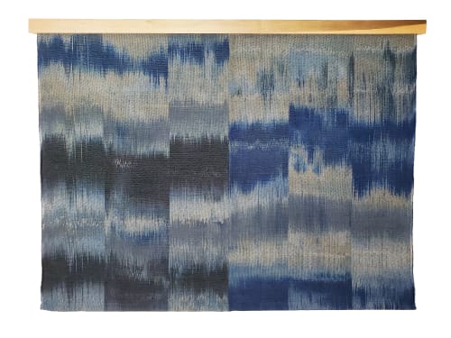 Glacier Streams | Tapestry in Wall Hangings by Jessie Bloom
