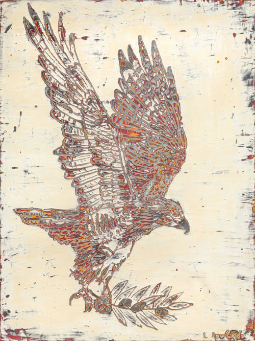 Truce- sold | Paintings by L Rowland Contemporary Art