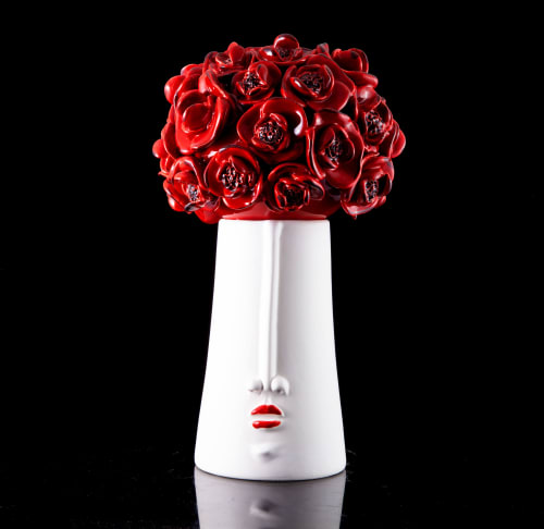 Il papavero , flowers box | Decorative Objects by Patrizia Italiano