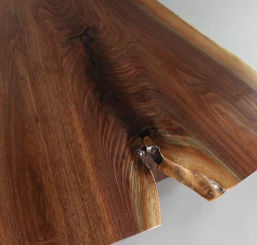 Solid walnut dining table inspired by George Nakasahima | Desk in Tables by GideonRettichWoodworker