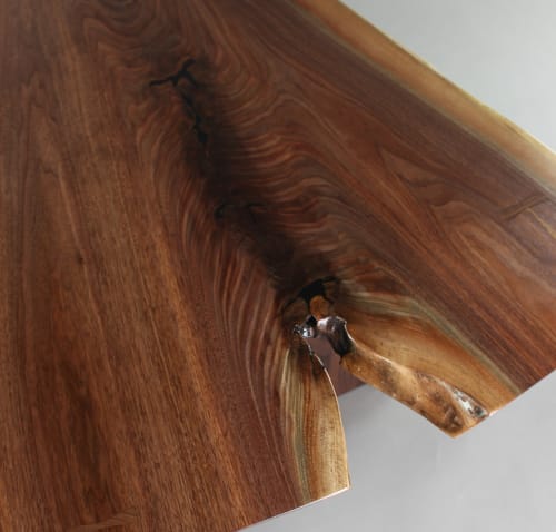 Solid walnut dining table inspired by George Nakasahima | Desk in Tables by GideonRettichWoodworker