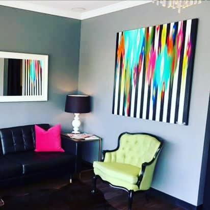 Abstract Painting | Paintings by Rita Ortloff Studio | The Lash Lab in Edmond