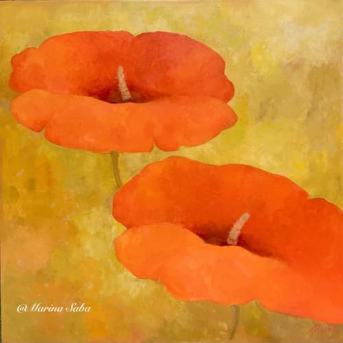 "Poppy" | Paintings by Marina Saba Fine Art