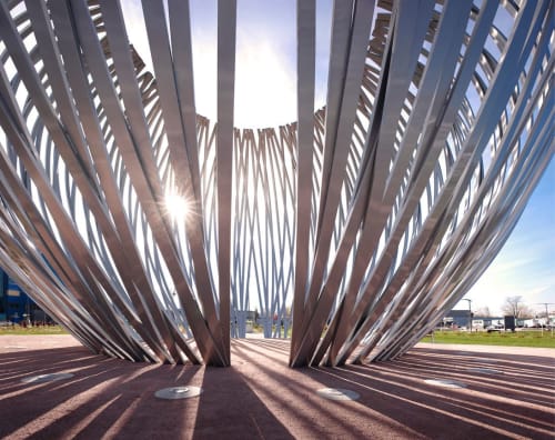 Havre | Public Sculptures by Linda Covit | MUHC Glen Site in Montréal