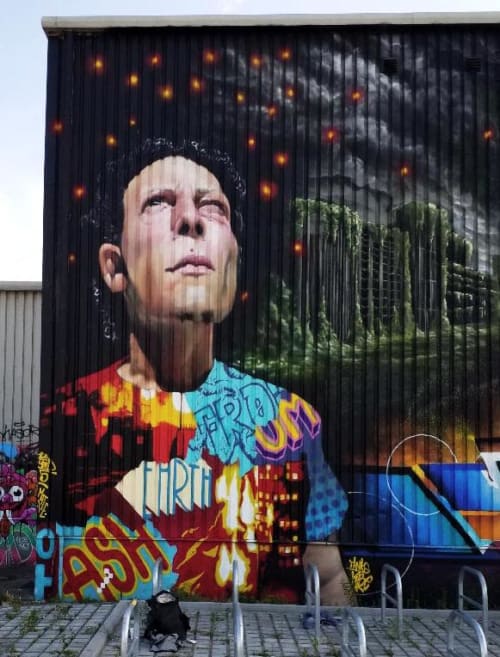 " From earth to ash " | Street Murals by MATE artist | RAW-Gelände in Berlin
