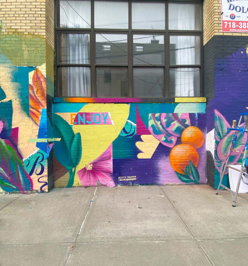 Floral Murals | Murals by Bianca Romero | Brooklyn in Brooklyn