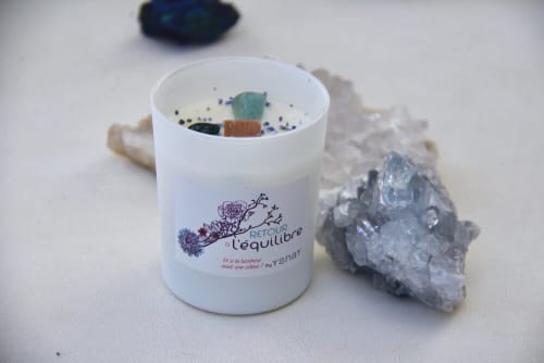 Balance Crystal Candle | Candle Holder in Decorative Objects by Marie Burgos Design and Collection