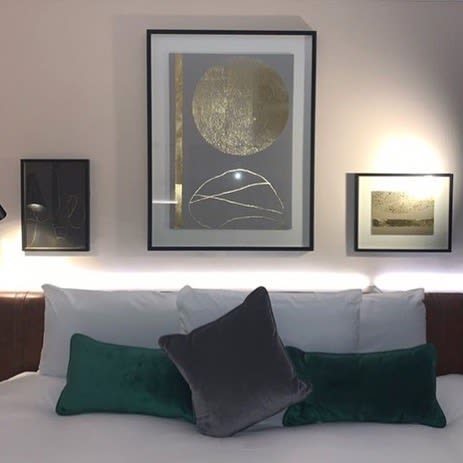 Hand-printed Wall Art Pieces | Art & Wall Decor by Aoife Mullane Design | The Alex Hotel in Dublin