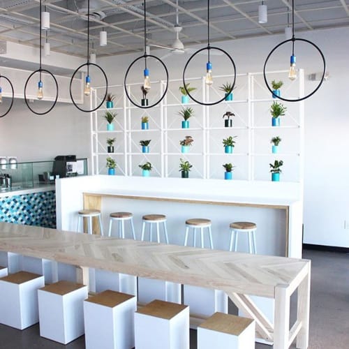 Ruze Table | Tables by Phoenix Toothpick Co | Pokitrition - Sushi Burritos & Poke in Chandler
