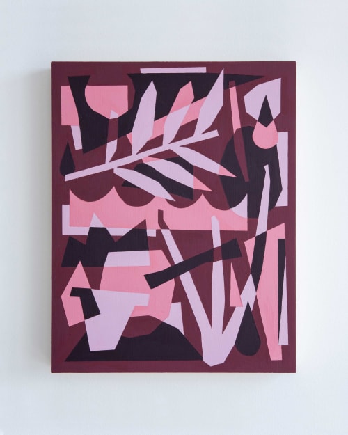 Pink Pandemic Painting | Paintings by Noah Levy