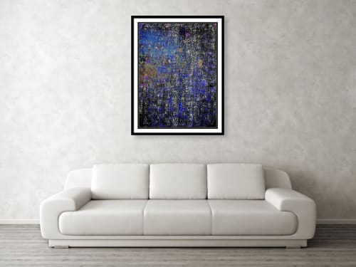 Digital Nights | Paintings by Dutch Montana Art | Private Residence - Corona Del Mar, Newport Beach in Newport Beach