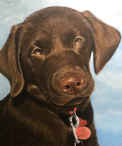 Pet Portrait | Paintings by Murals By Marg