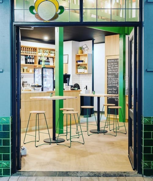 HS650 Stools | Chairs by Hunt Furniture | FRED Eatery in Aldgate