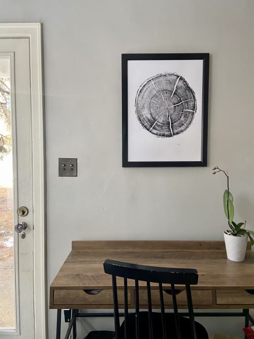 Black Hills, SD. Original woodcut print 18x24 inches | Prints by Erik Linton