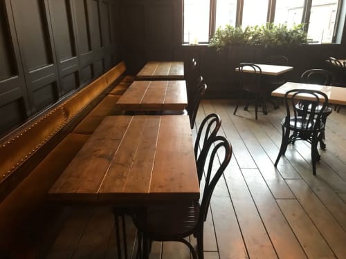 Rustic Tables | Tables by Marsh Mill Interiors | Plau Gin & Beer House in Preston