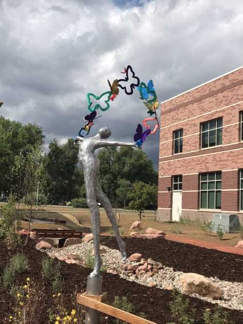 Spirit of Renewal | Public Sculptures by Lorri Acott | Front Range Community College - Larimer Campus in Fort Collins