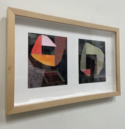 Square Tip | Collage in Paintings by Susan Smereka