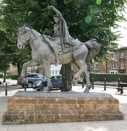 RIDE A COCK HORSE TO BANBURY CROSS | Public Sculptures by Carl Payne