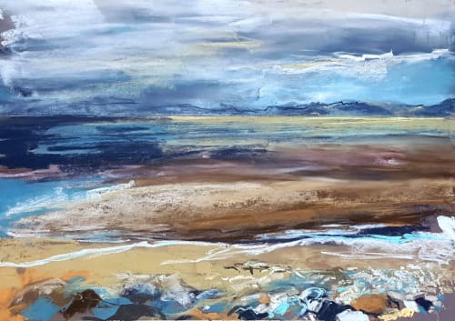 Allonby Beach, Lake District | Paintings by Sarah Watson