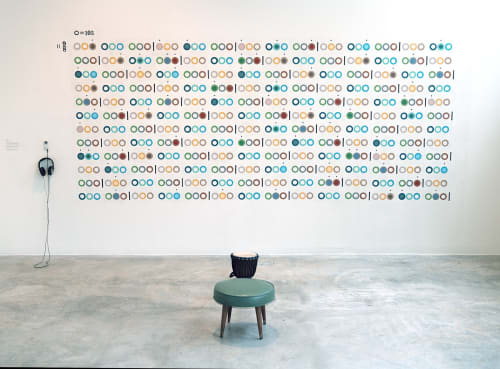 Visualize Pi Score | Murals by Ellie Balk | Contemporary Art Museum St. Louis in St. Louis