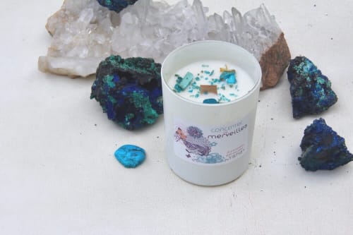 Wonders Crystals Candle | Lighting by Marie Burgos Design and Collection