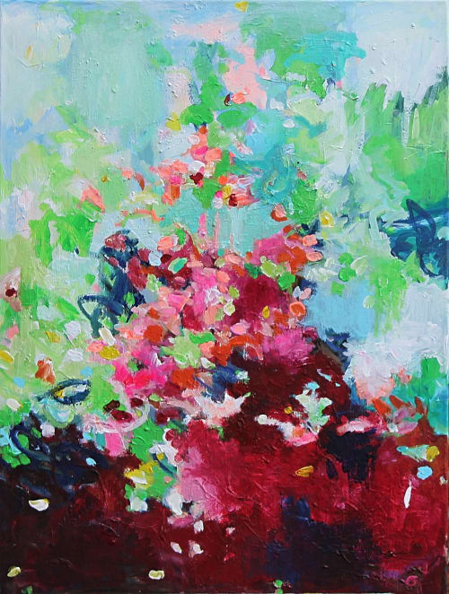 Hope in spring #3 | Oil And Acrylic Painting in Paintings by Art by Geesien Postema