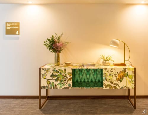 Floral Meets Chevron | Linens & Bedding by Habitat Improver - Furniture Restyle and Applied Arts | Hotel Estrela de Fatima in Fátima