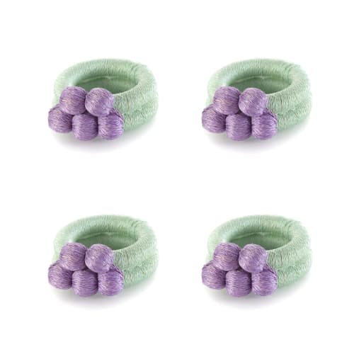 cluster napkin rings (set of 4) | Tableware by Charlie Sprout