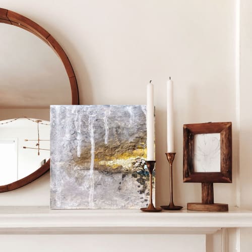 On The Edge Of Brighter Days - Mixed Media Painting | Mixed Media by Jennifer Lorton Art