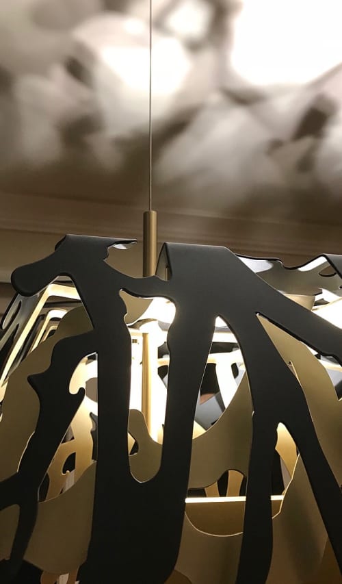 Black and Brass Custom Lighting | Pendants by Perhacs Studio