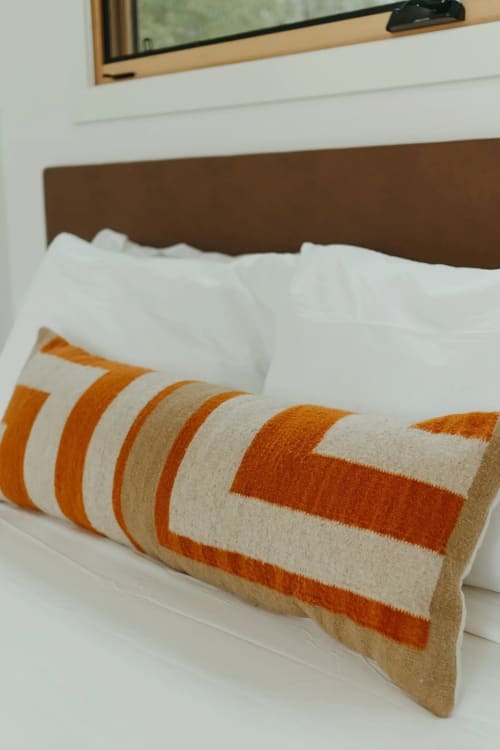Mandarina Lumbar Pillow | Pillows by Selva Studio | Rancho Moonrise in Manor