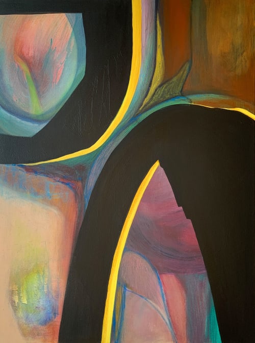 Raven | Oil And Acrylic Painting in Paintings by Kim Powell Art