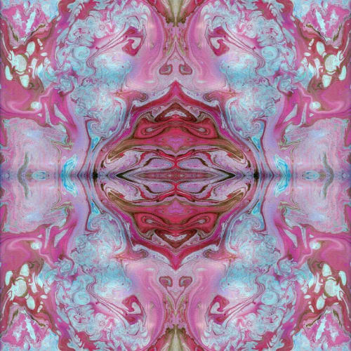 Psychedelic marbling patterns | Paintings by Meanmagenta Marbling & Photography