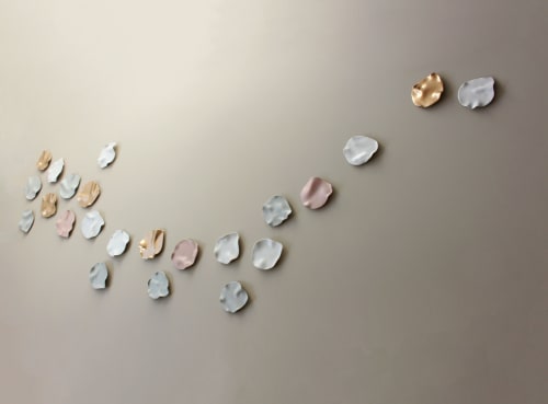 Extra large wall art Blossom XL 23 Original sculptures | Wall Sculpture in Wall Hangings by Elizabeth Prince Ceramics