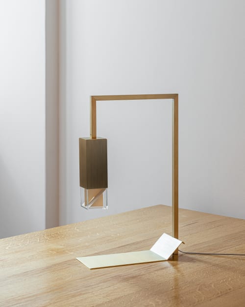 Lamp/Two Brass Revamp 01 | Table Lamp in Lamps by Formaminima