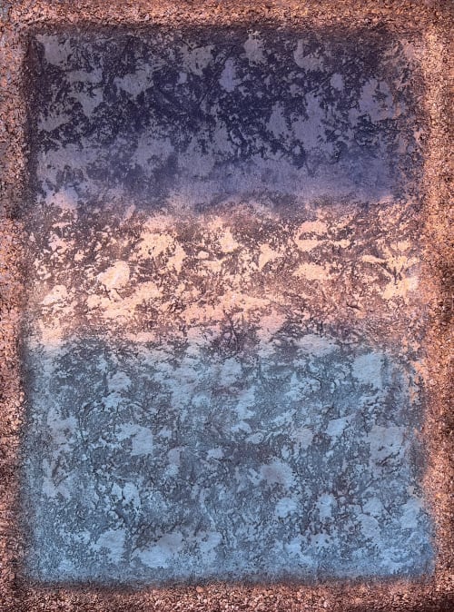 'Azure + Alloy' | Paintings by Christina Twomey Art + Design