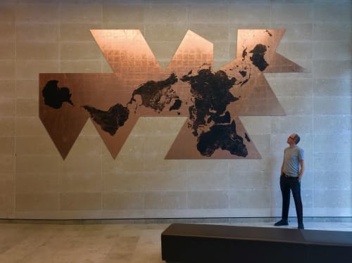 Dymaxion Mundi | Wall Hangings by Ewan David Eason | DLA Piper in London