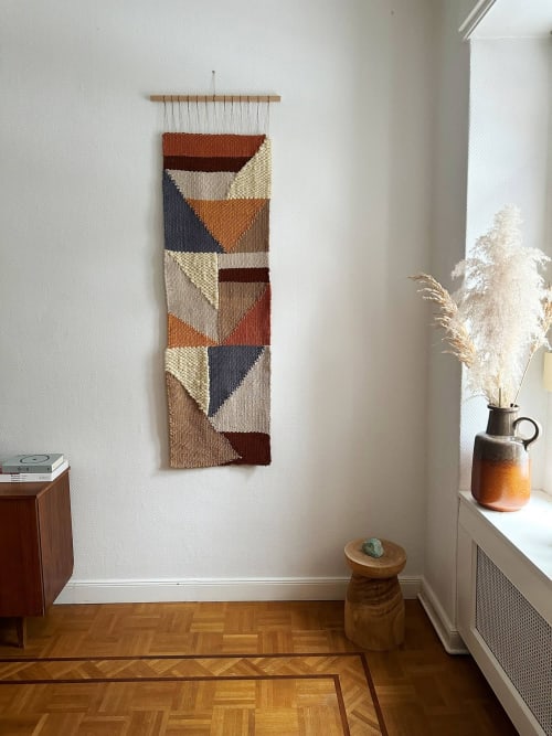 Diamonds & Rust #1 | Tapestry in Wall Hangings by Dörte Bundt