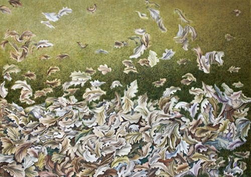 Autumn Leaves - 4 | Paintings by Sangeeta Sagar
