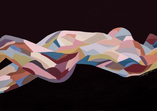 In the raw | Oil And Acrylic Painting in Paintings by Amy Kim