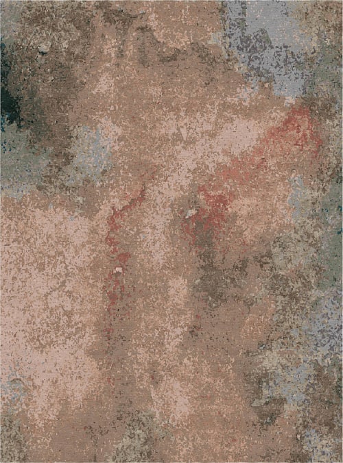 Rug Kuninda Kingdom abstract contemporary handmade | Area Rug in Rugs by Atelier Tapis Rouge