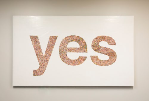 "yes" | Oil And Acrylic Painting in Paintings by ANTLRE - Hannah Sitzer | Google RWC SEA6 in Redwood City