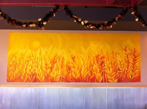 Summer Wheat | Murals by Rachel Kaiser Art | Wheat Montana Great Falls in Great Falls