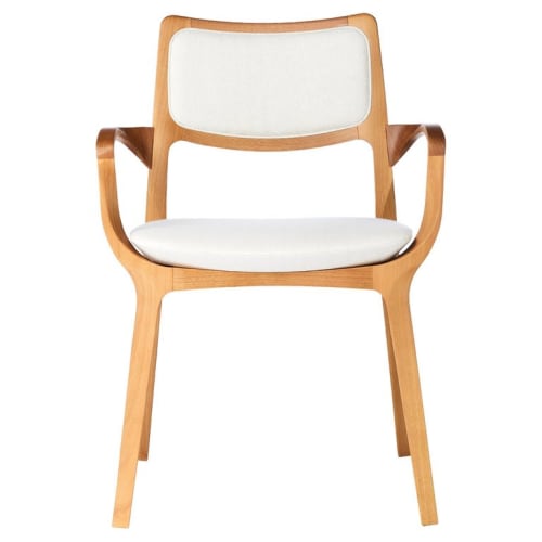 Post-Modern Style Aurora Chair in Sculpted Solid Wood | Armchair in Chairs by SIMONINI