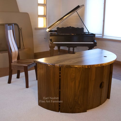 Custom Made Desk and Chair | Furniture by Earl Nesbitt Fine Furniture LLC