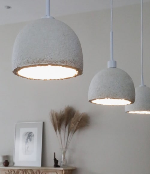 MushLume Cup Light Pendant | Pendants by Danielle Trofe Design